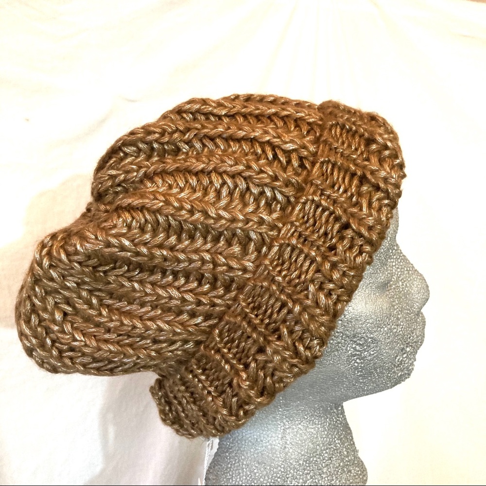 Metallic Slouchy Beanie